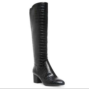 Anne Klein Henrie Croc Boot